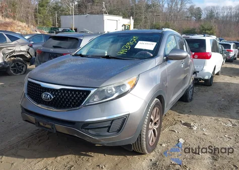 2015 Kia Sportage Lx из США, поврежденный, VIN KNDPB3AC0F7737590